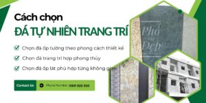 Cách chọn đá tự nhiên trang trí đẹp