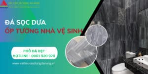 Đá sọc dưa ốp tường nhà vệ sinh đẹp