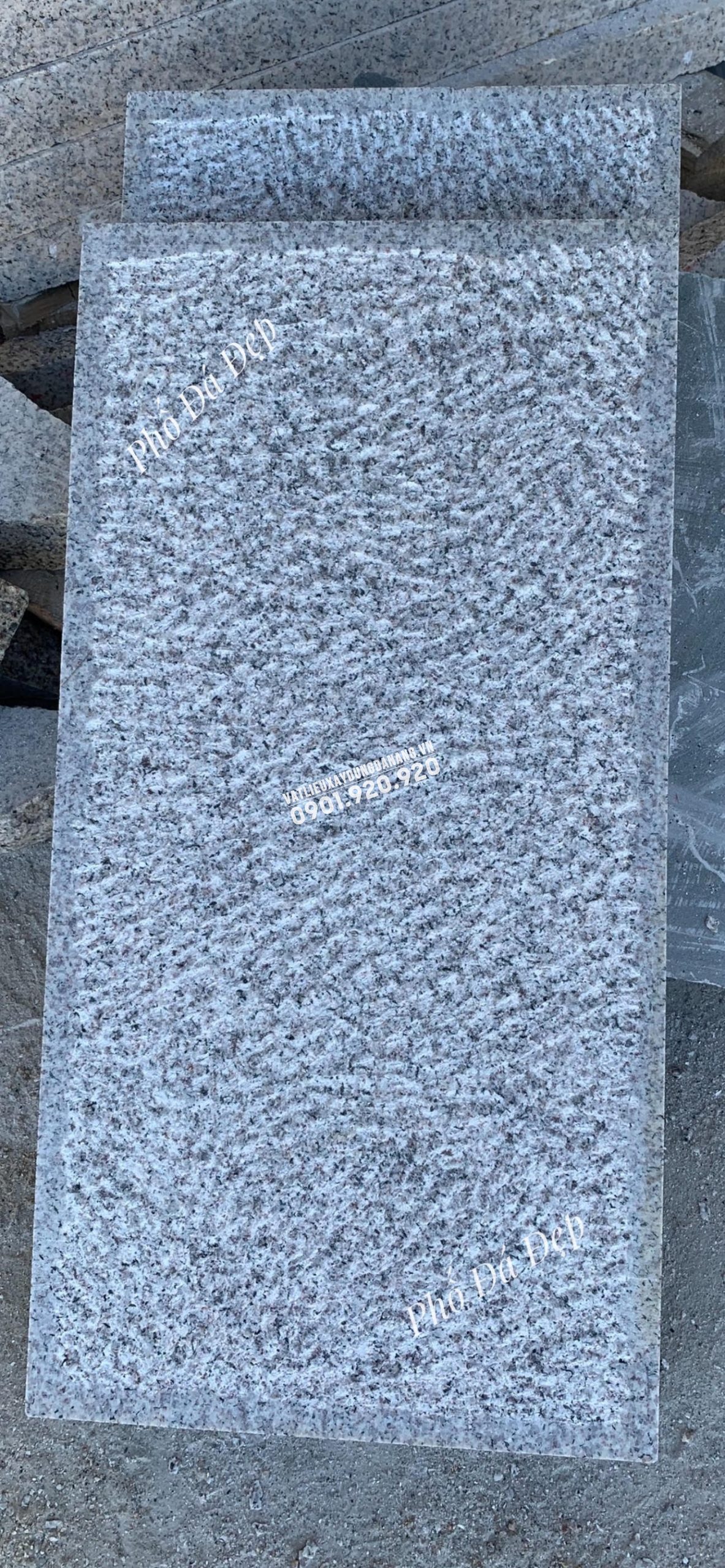 Đá Granite Muối Tiêu Đục Thô Kết Hợp Mài Viền Cạnh 30x60Cm - Phố ...