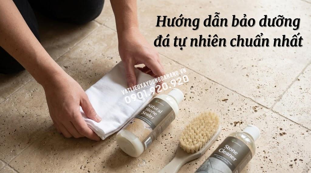 Hướng dẫn bảo dưỡng đá tự nhiên chuẩn nhất 2026 Bảo dưỡng bề mặt đá tự nhiên
