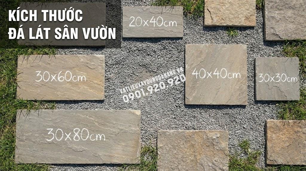 Kích thước đá lát sân vườn Kích thước đá lát sân vườn