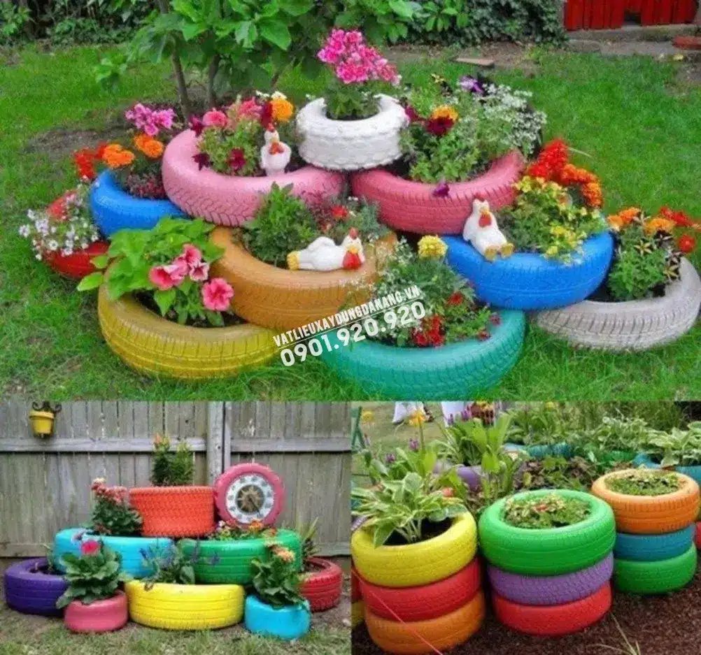 Ý tưởng làm mới chậu cây độc đáo Ý tưởng làm mới chậu cây độc đáo