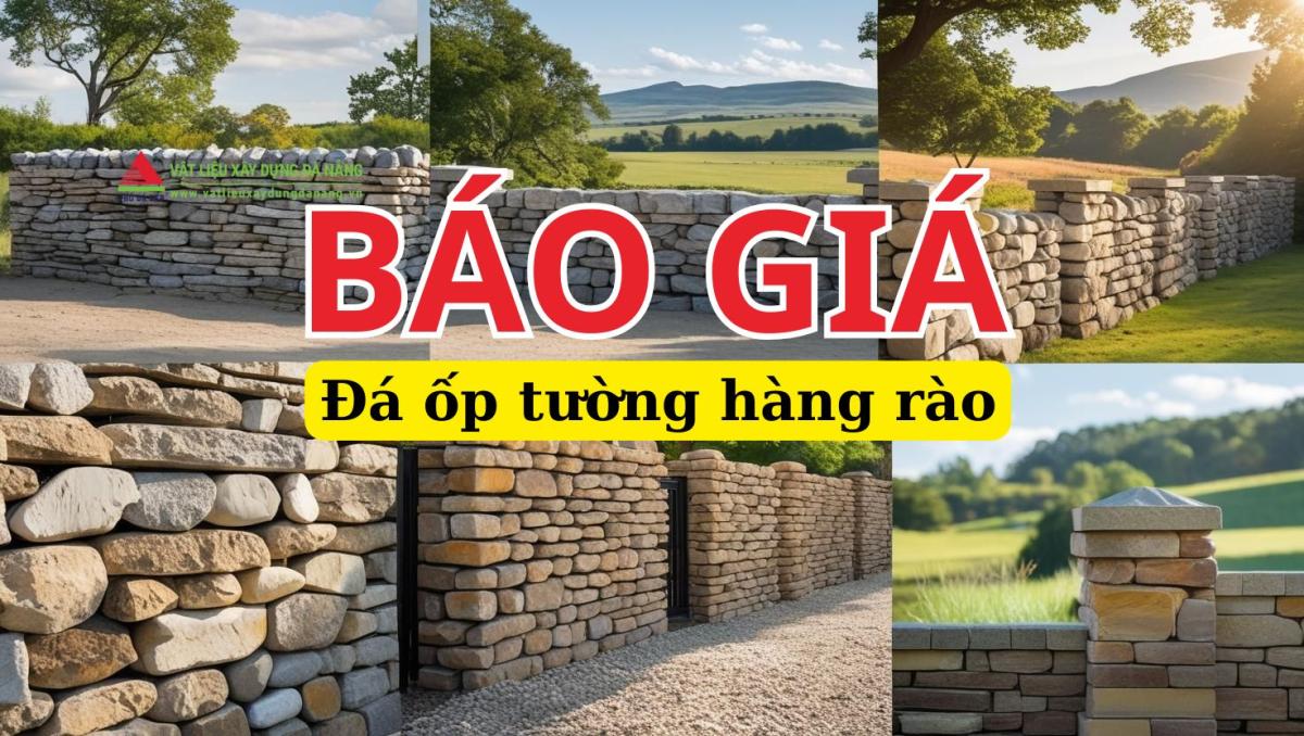 Báo giá đá ốp hàng rào mới nhất