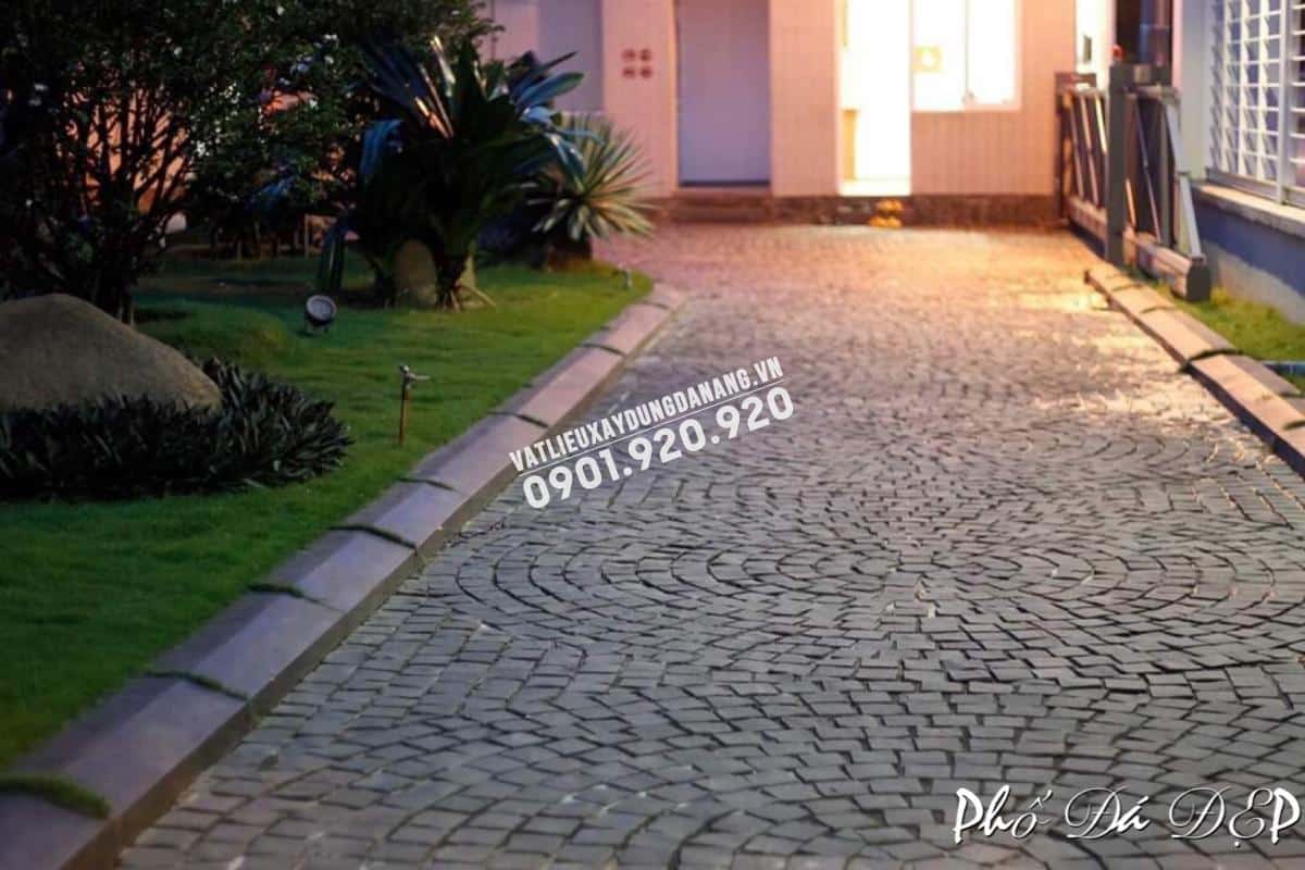 Đá Bó Vỉa Bazan Đen