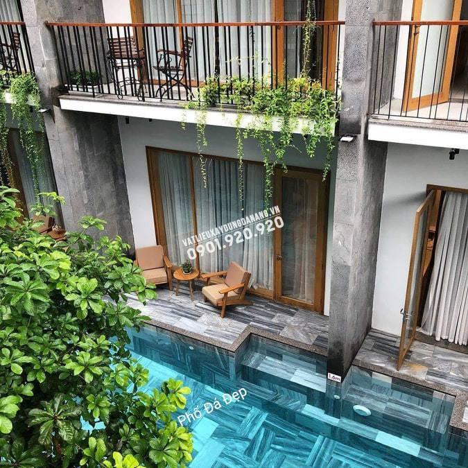 Đá Sọc Dưa Mài Bóng Đen 30x60 cm