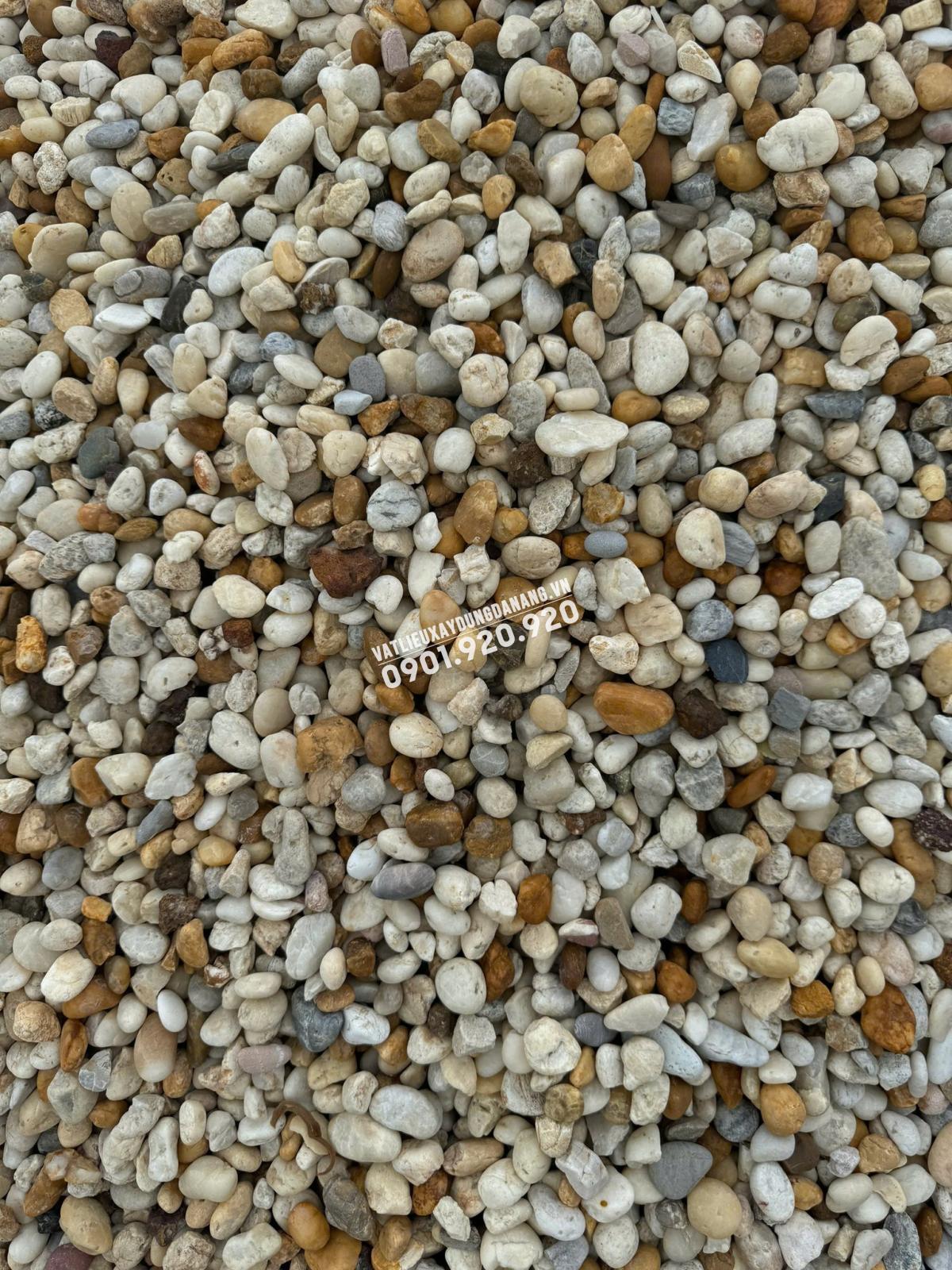 Sỏi tự nhiên rải sân vườn