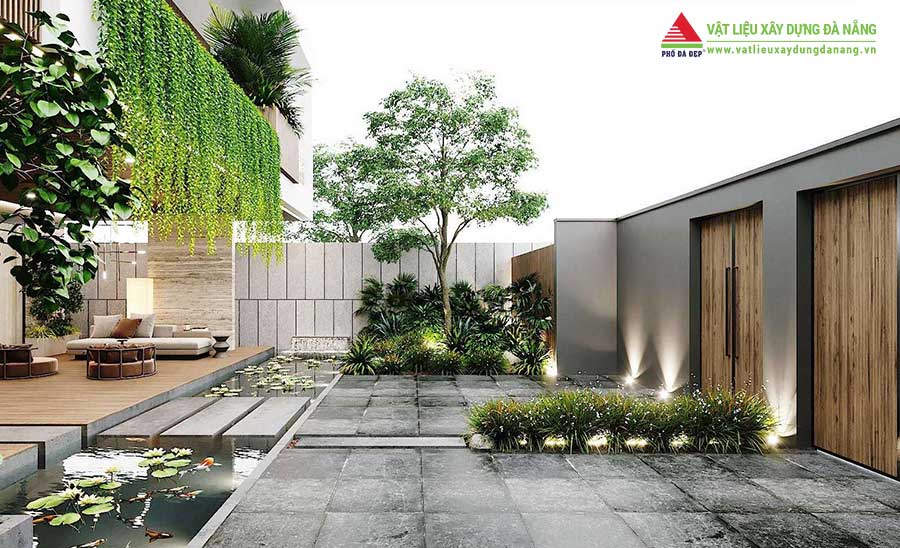 Đá granite là sự lựa chọn tinh tế và hiện đại cho không gian sân vườn