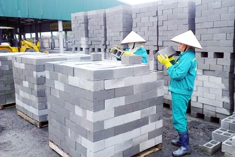 Đẩy mạnh quá trình sử dụng vật liệu không nung trong xây dựng
