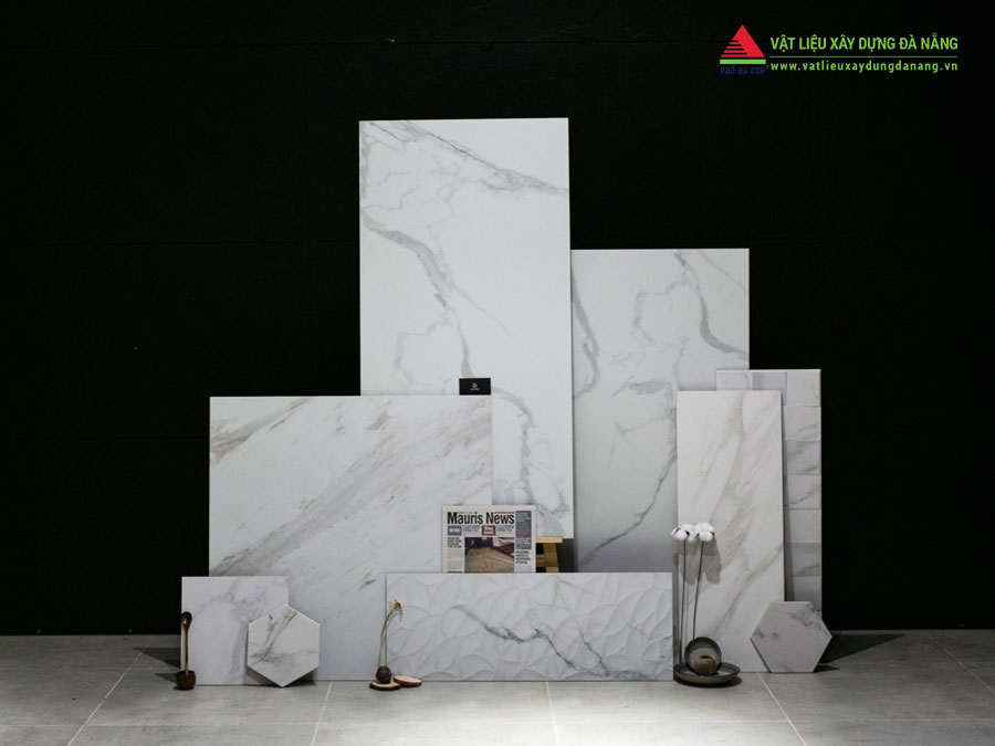 Gạch giả đá Marble thích hợp để lát sân biệt thự