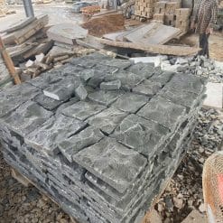 Đá xanh tẩy bóc quy cách rối